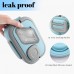 3-Layer Leak-Proof Bento Lunch Box for Adults & Kids, Portable Stackable Food Storage Container with Compartments, Spork & Sauce Cup – Microwave & Dishwasher Safe Model 9038 